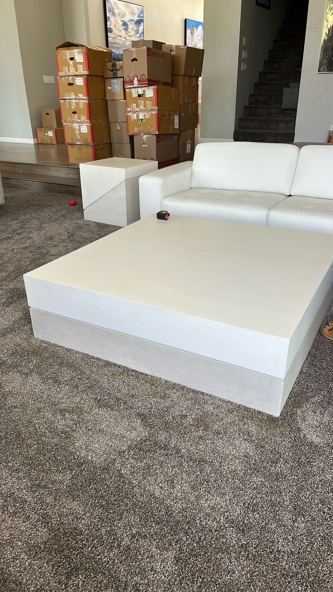Huge Cocktail Table And Side Table