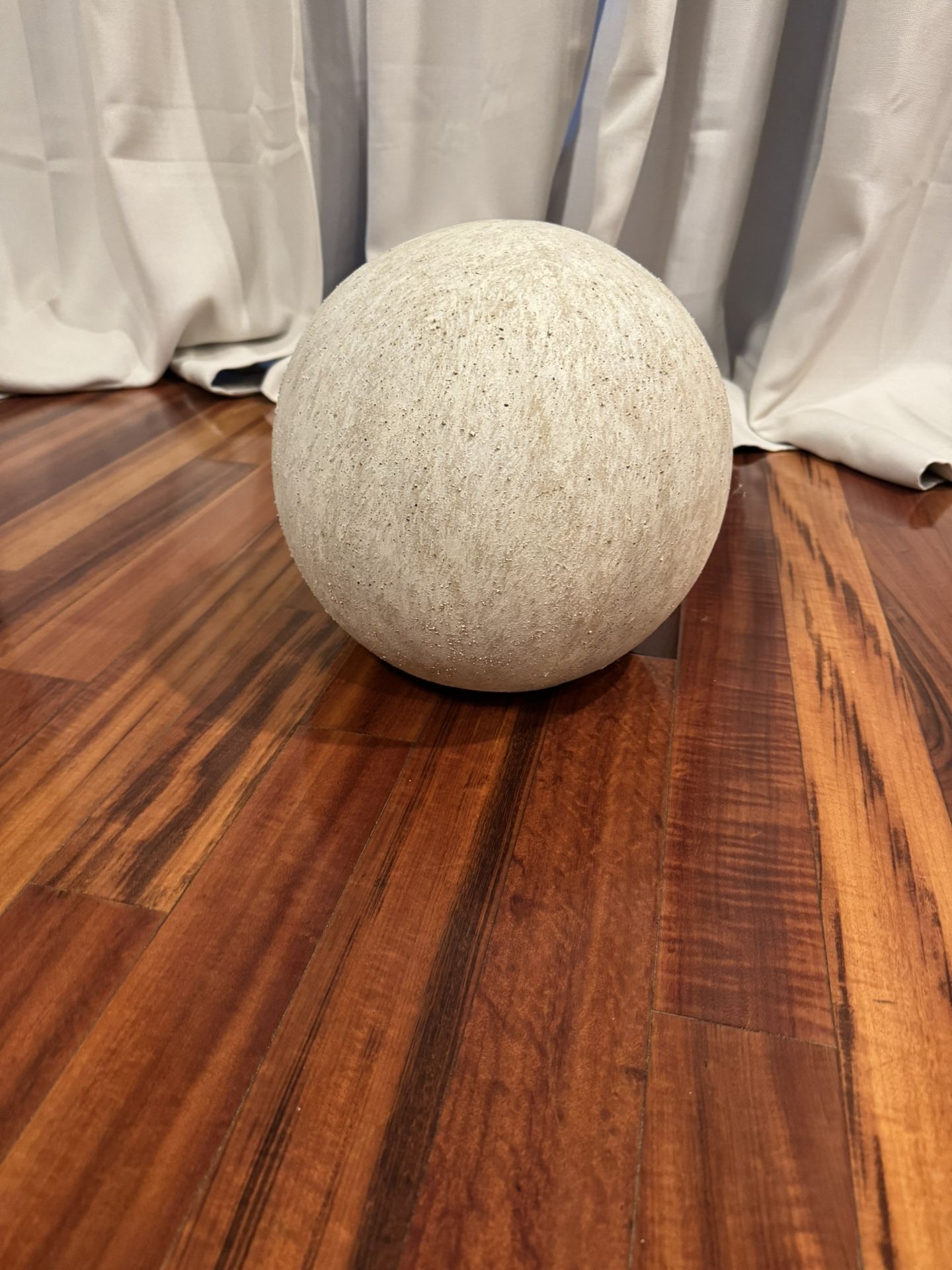 Pottery Medium Decorative Stone Sphere – Accent Piece