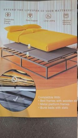 New Heavy Duty Bunkie Board Full Size 54'' x 75'', Anti-Slip Bed Slat