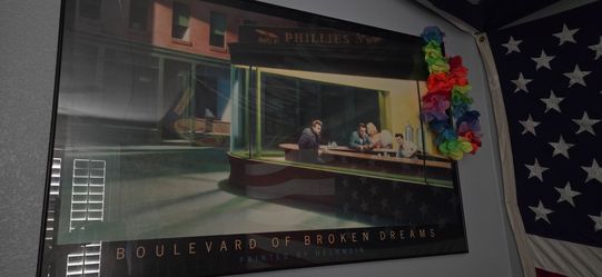 Painting with frame