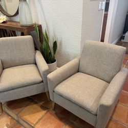 Accent Chair Pair Like New 