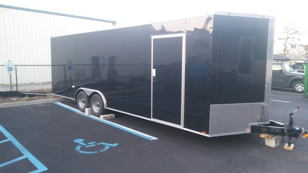 24' ENCLOSED VNOSE TRAILERS ALL SIZES