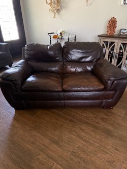 Used leather couch