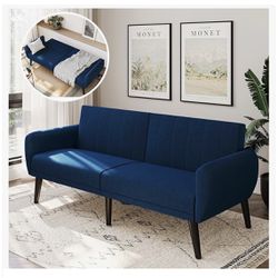 Blue Futon (couch)
