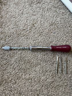 Vintage spiral ratchet screw driver 135