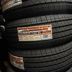 265/60/18 Arroyo HT 4 New Tires Installed And Balanced 40,000 Miles Warranty