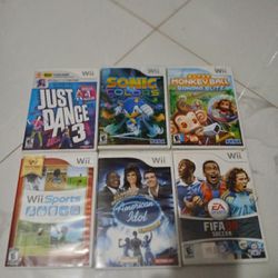 Wii Games 7 X $25 