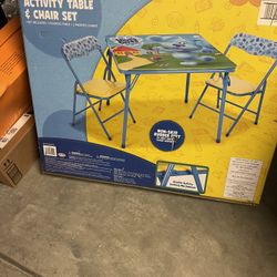 Blues Clues Activity Table And Chair Set New 