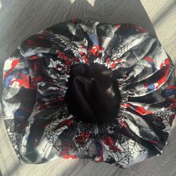 Spider-Man Handmade Satin Durags And Hair Bonnets