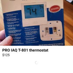 Pro Iaq T 801 Thermostat