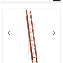18ft Werner Fiberglass Extension Ladder..lightly Used