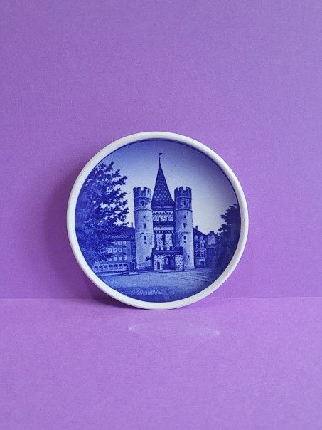 Royal Copenhagen Denmark Spalentor Babel No 105/2010 Plaquette 3" Diameter.