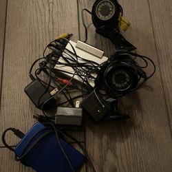 Night vision surveillance camera system