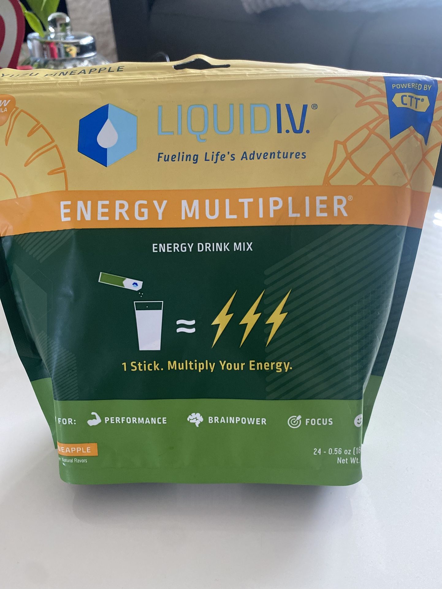 Liquid I.V. Energy Multiplier Pineapple Flavor / Short Expiration Date