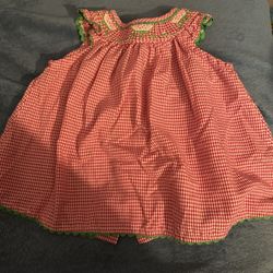 Vintage Baby Girl Dress With Diaper Cover