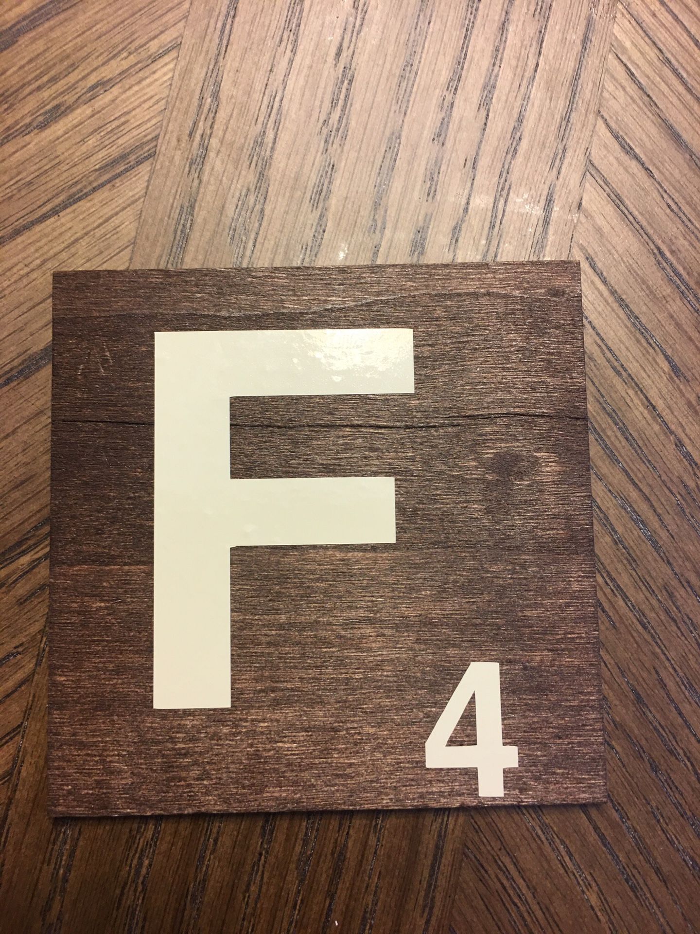 Scrabble wall art decor