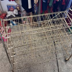 Rolling Multi Level Brass Shoe Rack