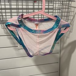 Pink Clear See Through Panty Size Medium Large