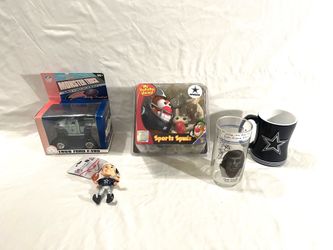 Vintage NFL Dallas Cowboys football collectibles