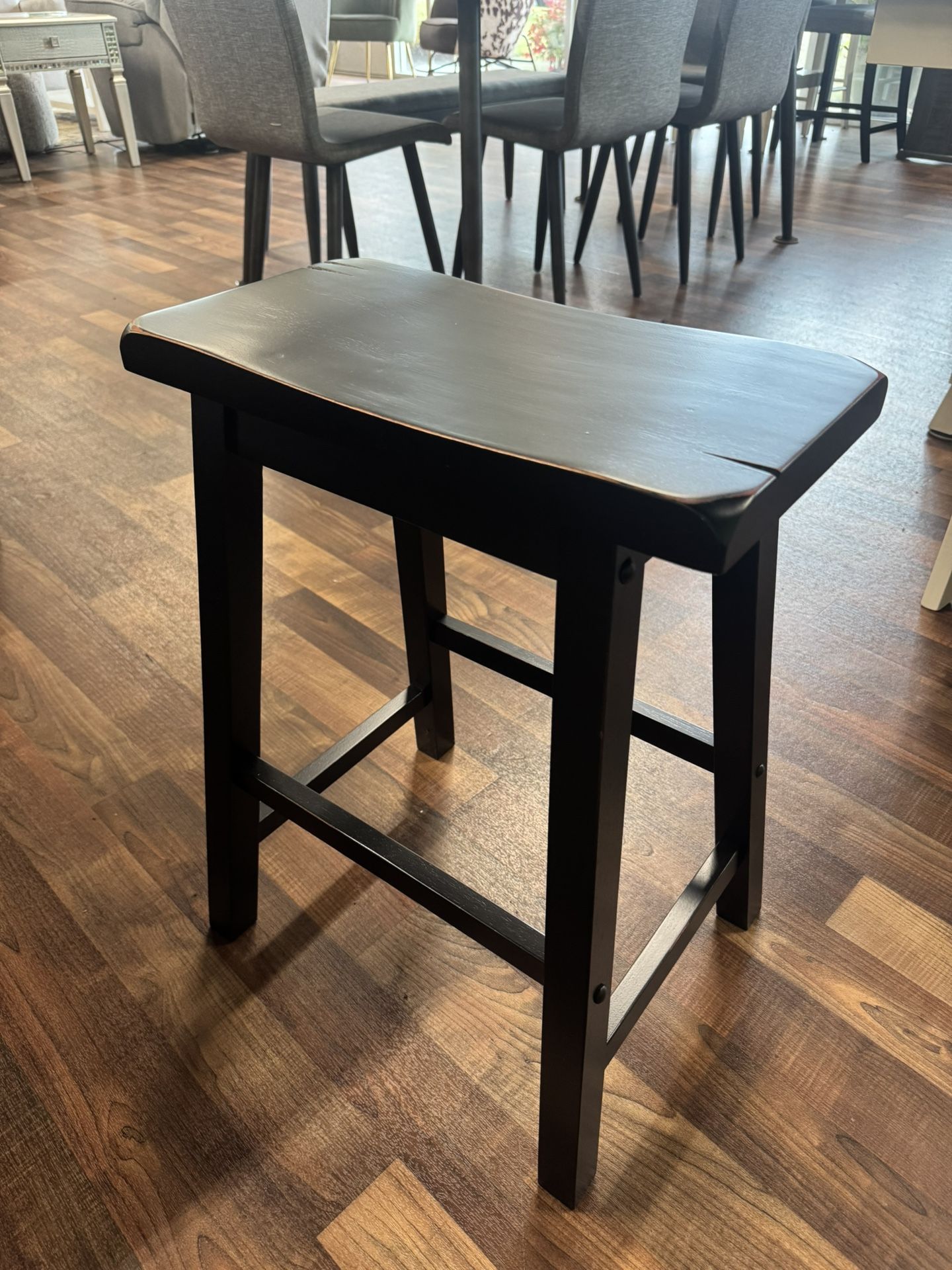 Black 24” Bar Stool