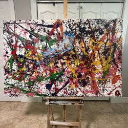 “splatter” 36x48 