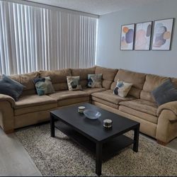 Kevin Charles Largely 3-Piece L-Shaped Sofa Bed Sectional