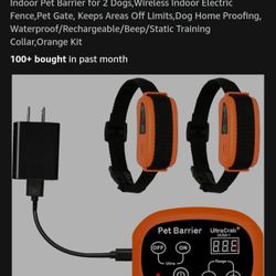 Pet .. Barrier And Trainer Collar (2) 