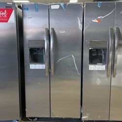 33 inch wide Frigidaire side-by-side refrigerator  U7