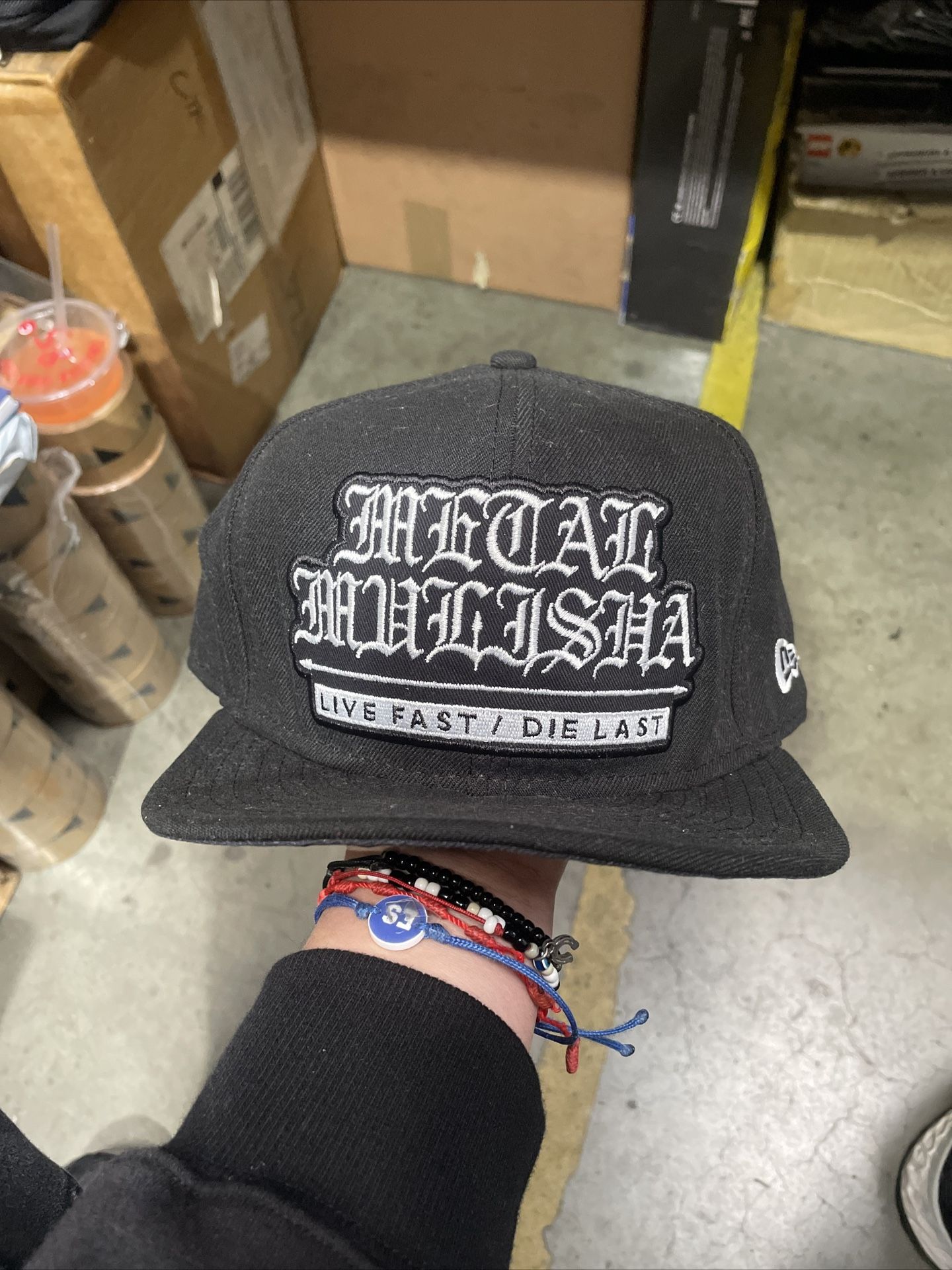 Metal Mulisha Y2K Old English Men's Snapback Cap FMX MX Motocross