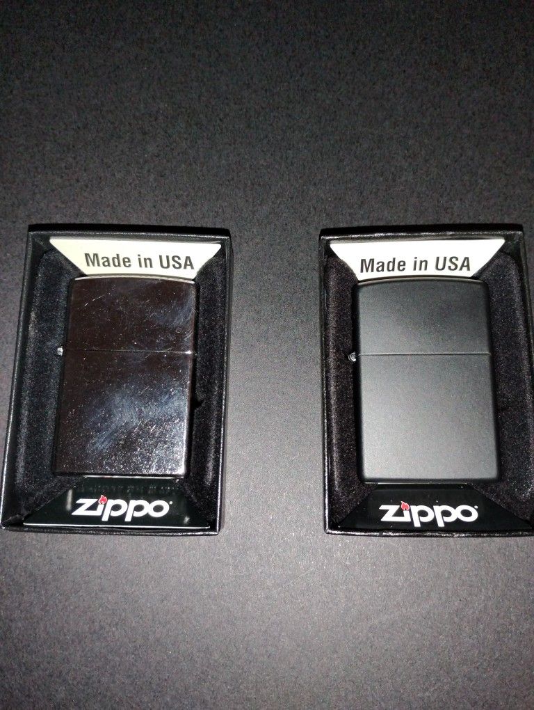 TWO Zippo Lighters - NIB