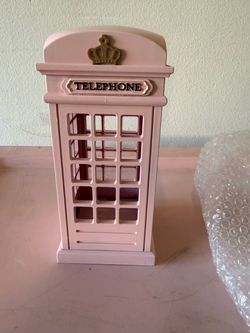 PINK LED TELEPHONE BOOTH