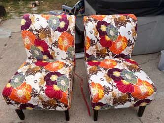 Floral chairs