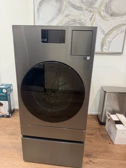 Samsung Bespoke Front-Load Washer with Pedestal