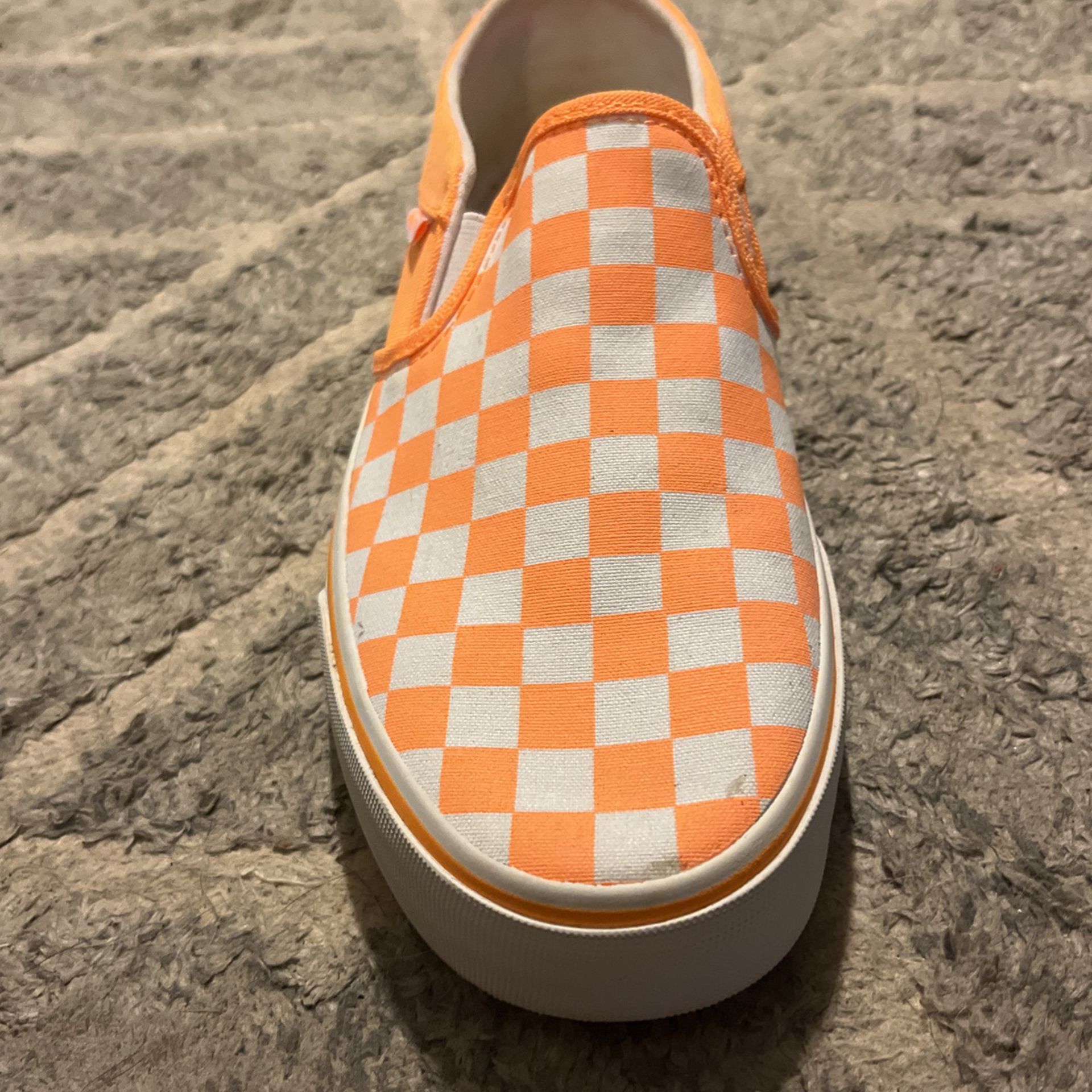Size 8.5 Orange Vans
