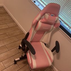 Pink Gaming Chair 