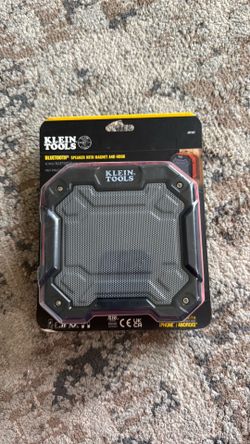 New Klein Tools Bluetooth Speaker w/ Magnet & Hook