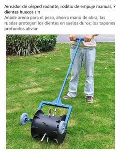 Aireador de césped nuevo