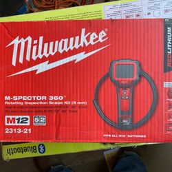 M12 M Spector 360 Rotating Inspection  Scope Kit 9 Mm