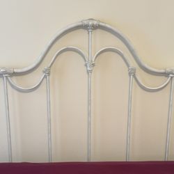 Antique White headboard for Queen size bed