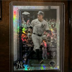 2025 Ben Rice RC Topps Chrome Logofractor #139 Baseball- NY Yankees