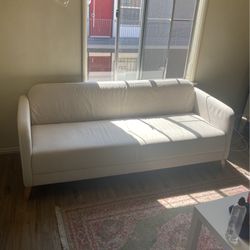 6 Foot White Couch