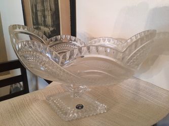 Large Crystal Flower Vase