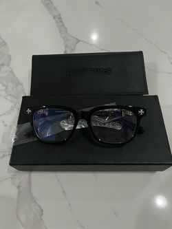 Chrome Hearts Black Eyeglasses with Case