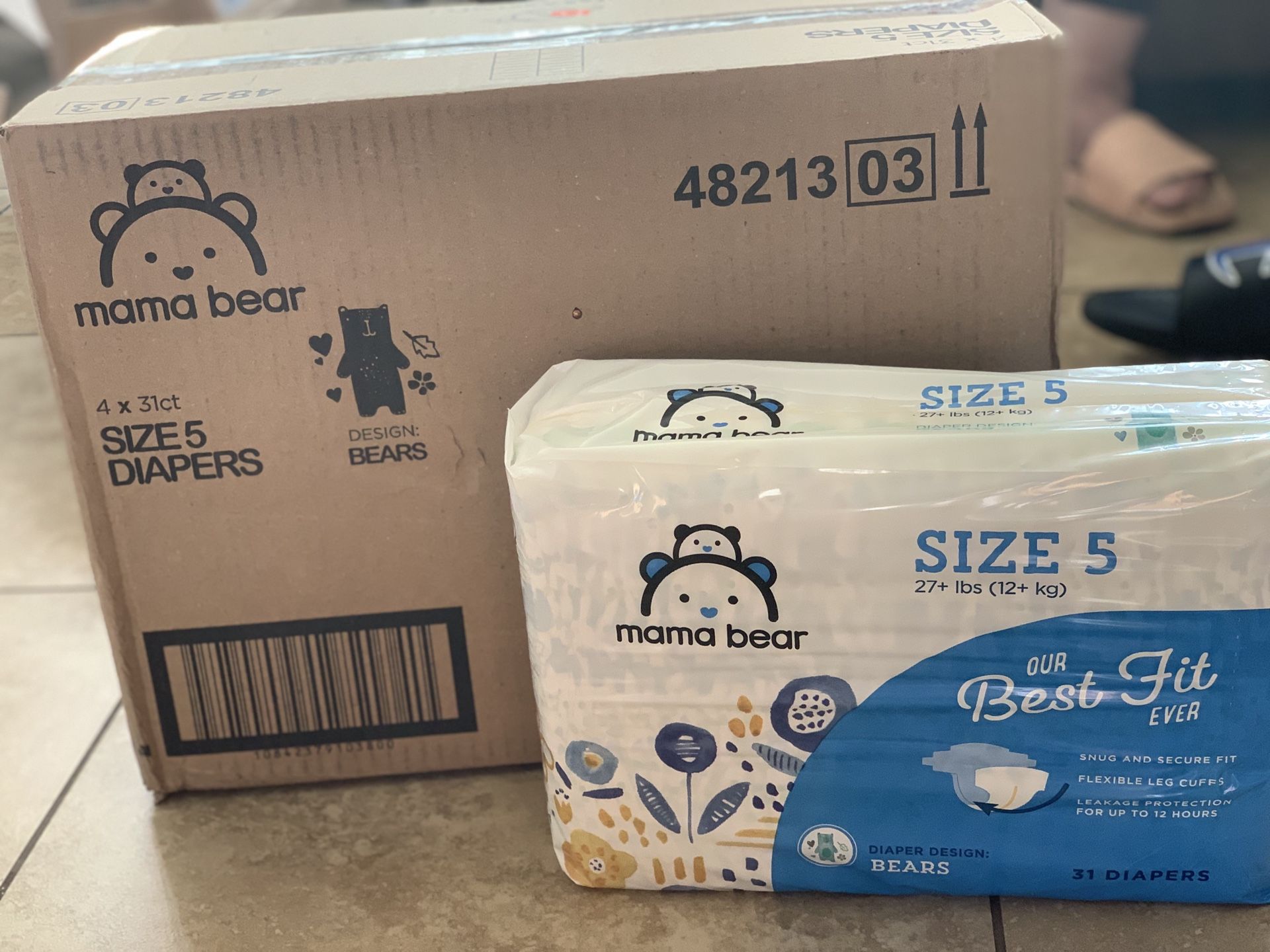 Mama Bear Best Fit Diapers Size 5