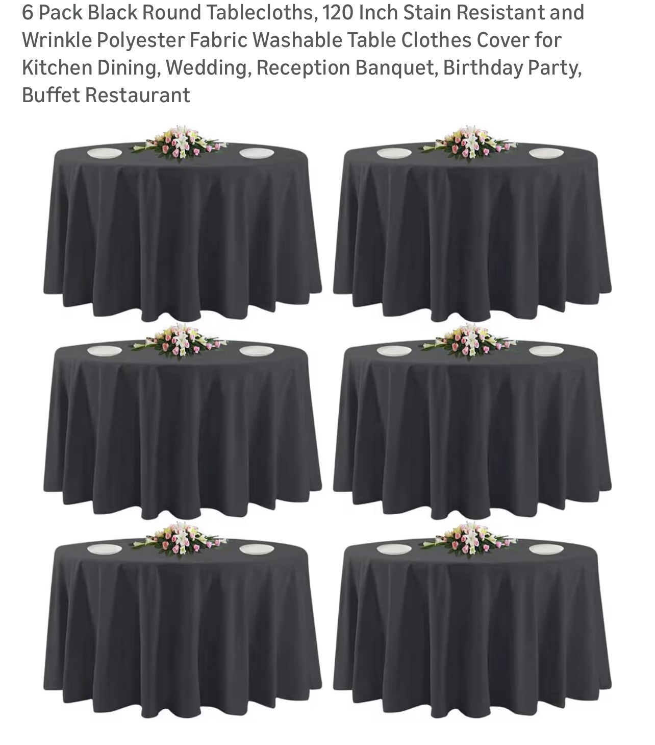 120 In Round Table Cloth