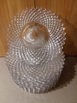 10 Vintage English Hobnail Westmoreland Luncheon Plates