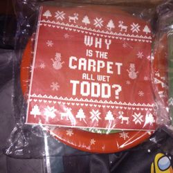 Plate And Napkin Set Christmas Paper 