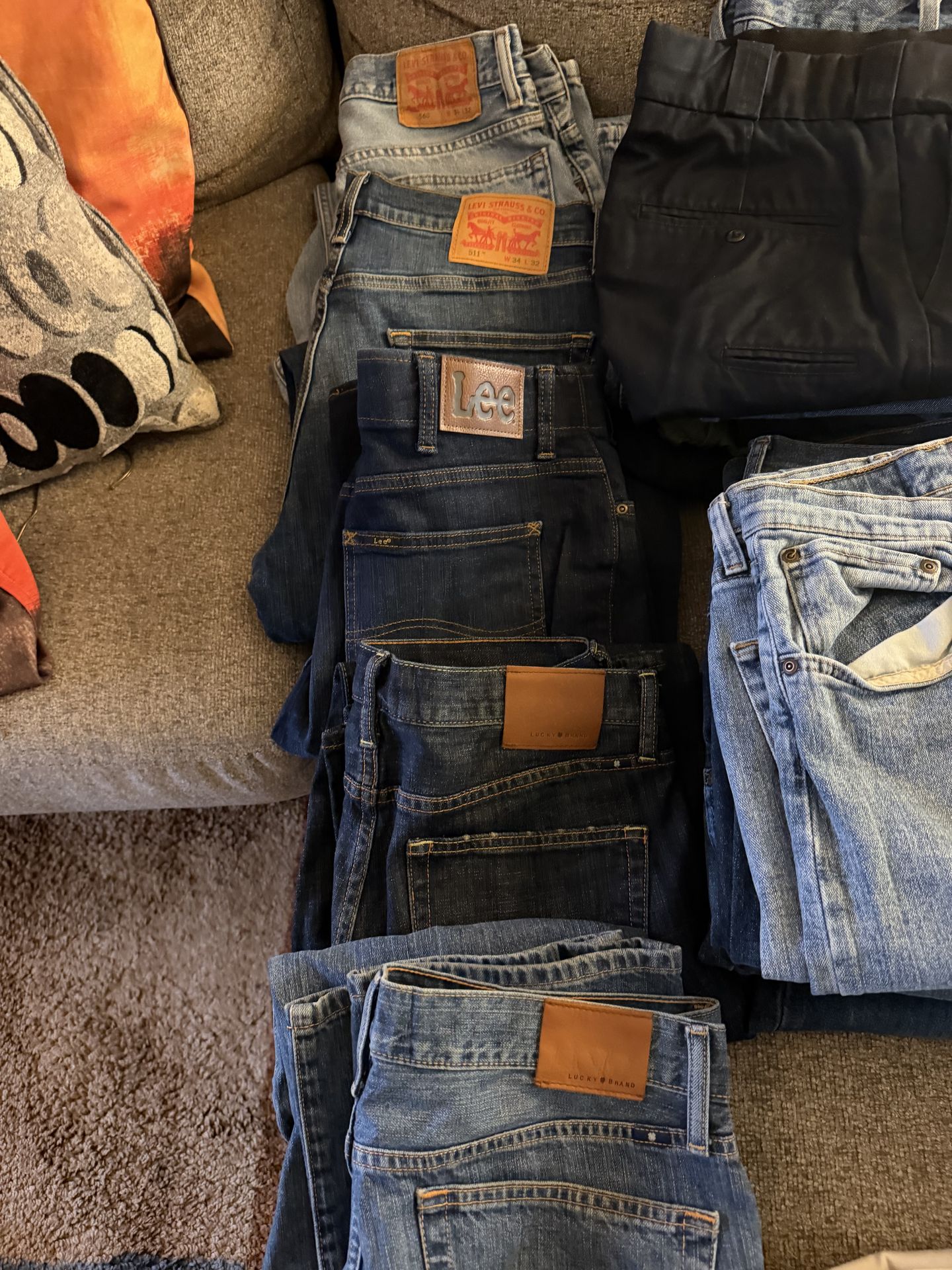 Used jeans 34 x 32