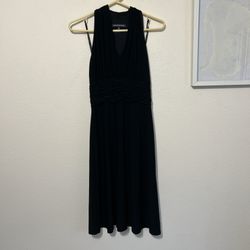 Black Halter Gown For Cocktail Night Out