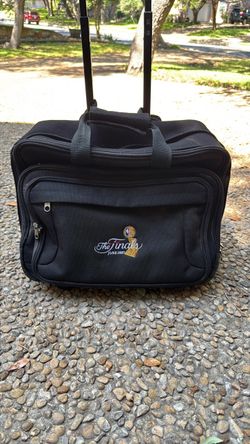 San Antonio Spurs NBA The Finals June 2007 Rolling Carry-On Bag